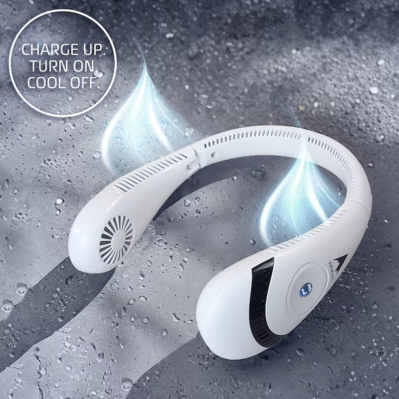 1-In 5 -Volt 3 -Speed Indoor/Outdoor White Personal Fan Battery Included Charger Included