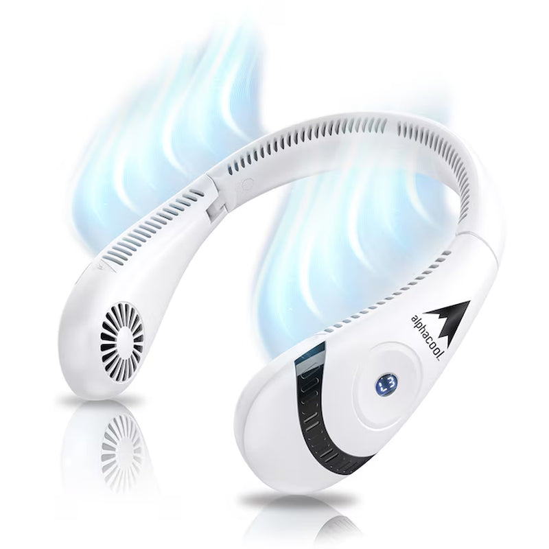 1-In 5 -Volt 3 -Speed Indoor/Outdoor White Personal Fan Battery Included Charger Included